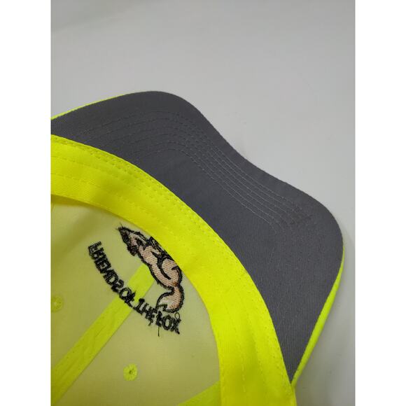 Autographed Friends of the Fox Hat Embroidered Strapback Yellow 2 Signatures - Picture 10 of 12